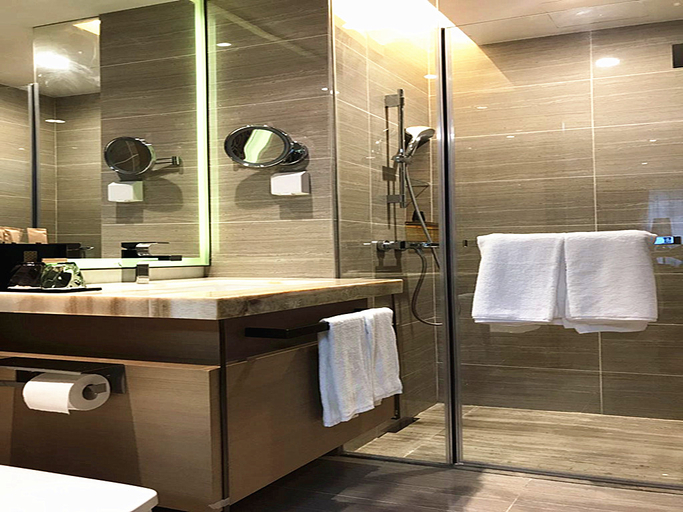Bathroom 3, Keluowei International Apartment Hotel (Guangzhou Zhujiang Xincheng , Fuli Dongshan Xintiandi), Guangzhou