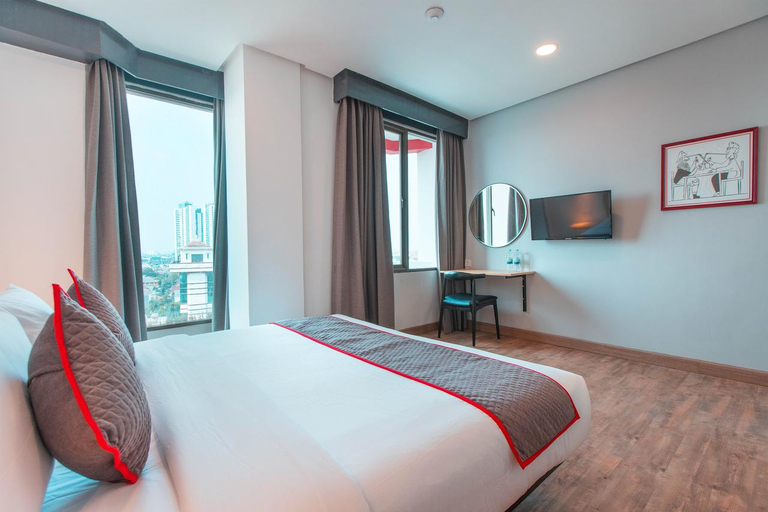 Bedroom 2, Super OYO Townhouse 1 Hotel Salemba, Central Jakarta