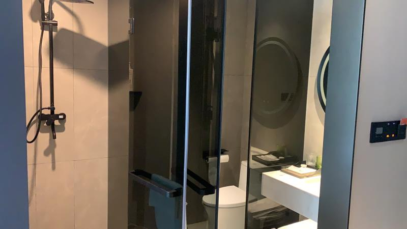 Bathroom, 常山金僑智尚ホテル(Changshan Jinqiao Zhishang Hotel), Quzhou