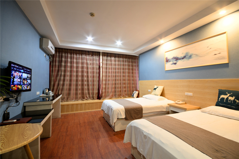 Bedroom 2, Yuelai Boutique Hotel, Jiaxing