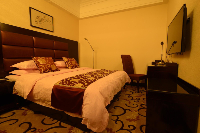 Bedroom, Dunhuang Silk Road Yiyuan Hotel, Jiuquan