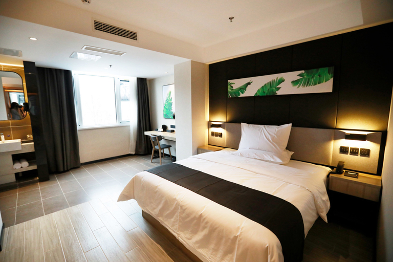 Bedroom 2, Shankee Tea Style Hotel (Baoding No.1 High School Zhili Governor's Office), Baoding