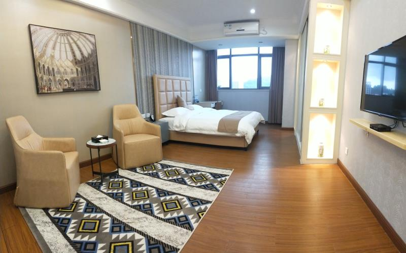 Bedroom, JunFu  Apartment (Guangzhou Huahui), Guangzhou