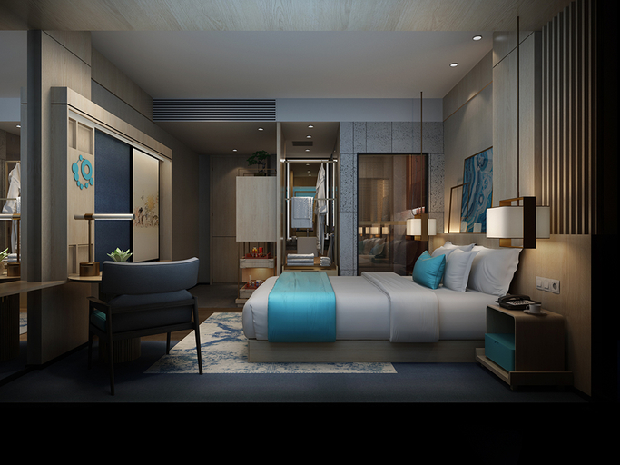 Bedroom 2, Dongyang Perfect·Elegant Residence Designer Hotel (Downtown Dongyang Branch), Jinhua