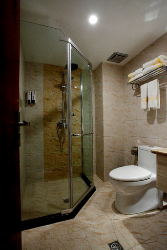 Bathroom, Jiangbei Star Business Hotel Bazhong, Bazhong