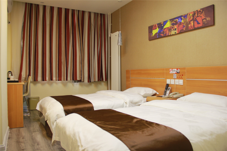 Bedroom, Thank Inn Plus Hotel Changshu MeiLi Town MeiLi Store, Suzhou