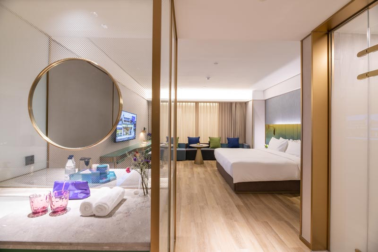 Bedroom 2, Manxin Hotel Taiyuan Comprehensive Reform Demonstration Zone, Taiyuan