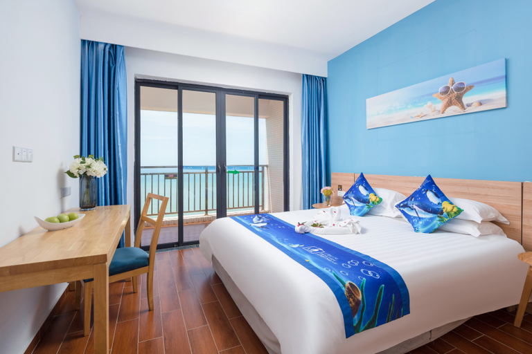 Bedroom 2, Dinglongwan Ocean Theme Apartment, Zhanjiang