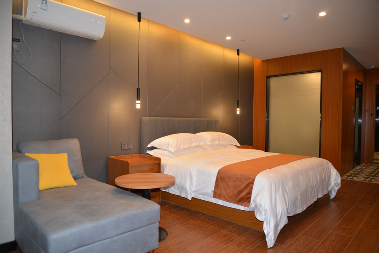 Bedroom 2, Durianandy Hotel HefeiNanxiang store, Hefei