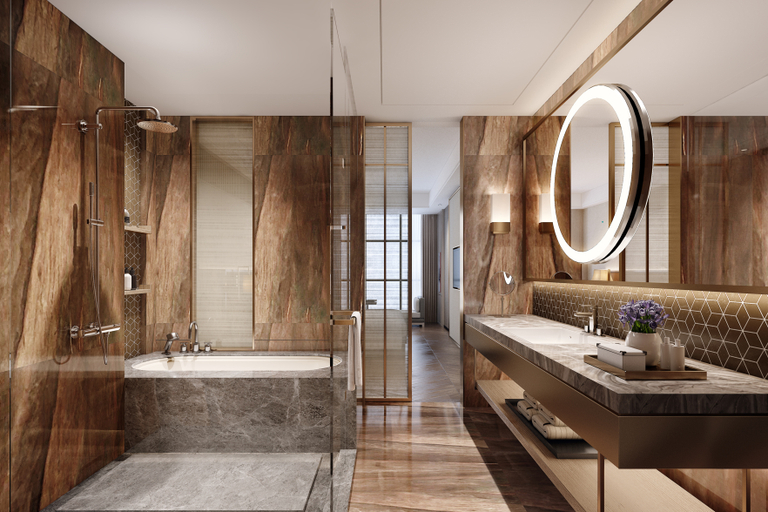 Bathroom 3, Echeng Hotel - Huawei Base Store in Shenzhen, Shenzhen