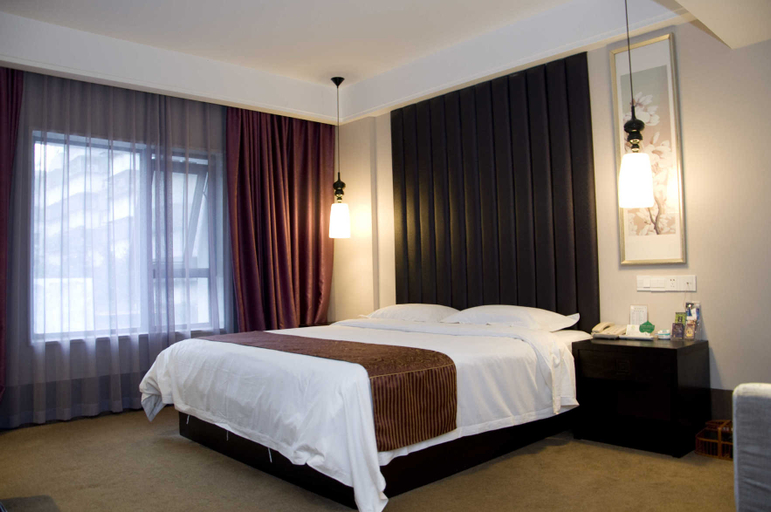 Bedroom 2, Hotel de Negócios Jasmim em Flor (Filial da Universidade Normal do Centro de Fuyang), Fuyang