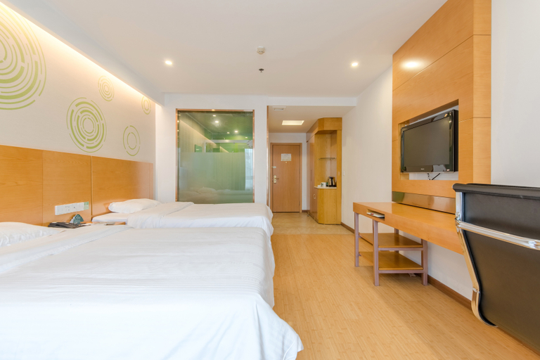 Bedroom 2, GreenTree Inn Chizhou High-Speed Railway Station Hotel, Chizhou