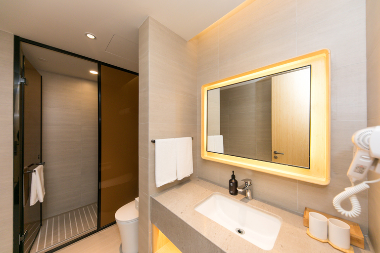 Bathroom 3, Ji Hotel (Nanjing Ruanjian Avenue Metro Station), Nanjing