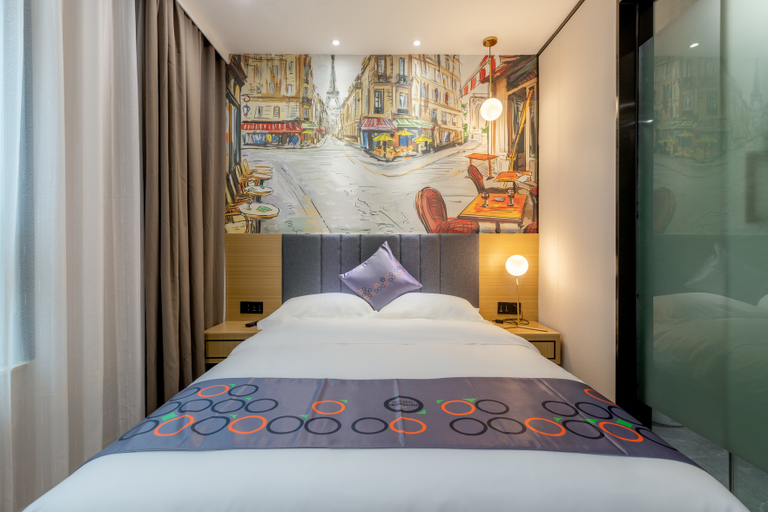Bedroom 2, イミ(Yimi)ホテル(), Guangzhou
