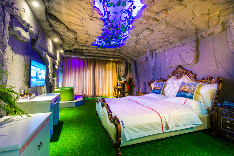 Bedroom 2, Kezhilian Theme Hotel, Xishuangbanna Dai