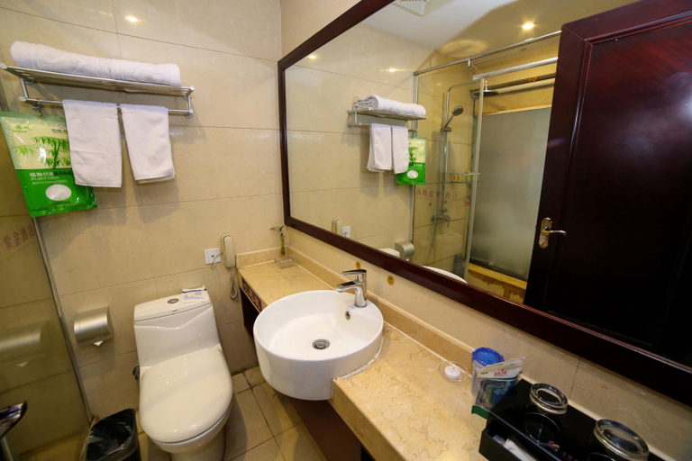 Bathroom 2, Wuma Zijin Hotel, Loudi