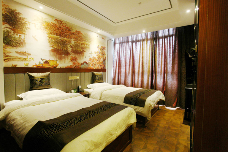 Bedroom, Junyi Hotel(Nanjing Jiangning Nanjing South Railway Station Wanda Store), Nanjing