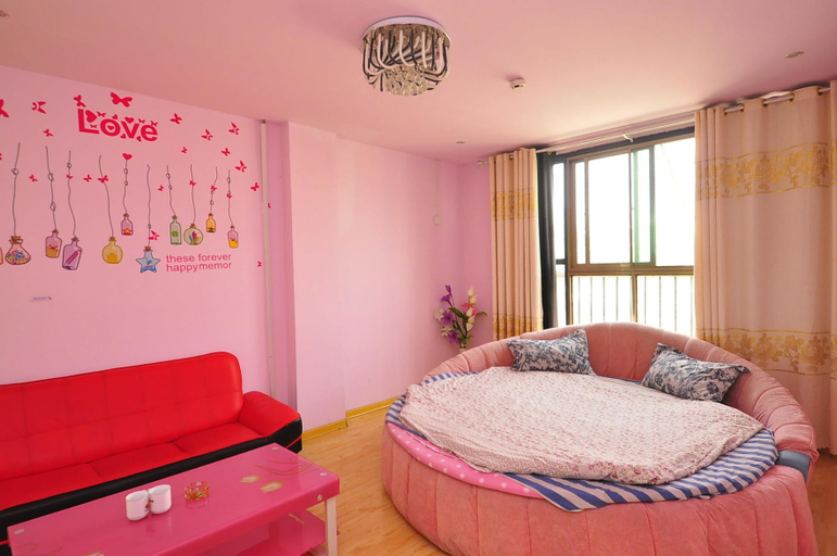 Bedroom 2, Jinan Dolphin Bay Theme Hotel (Zhangqiu University Town Head Office), Jinan