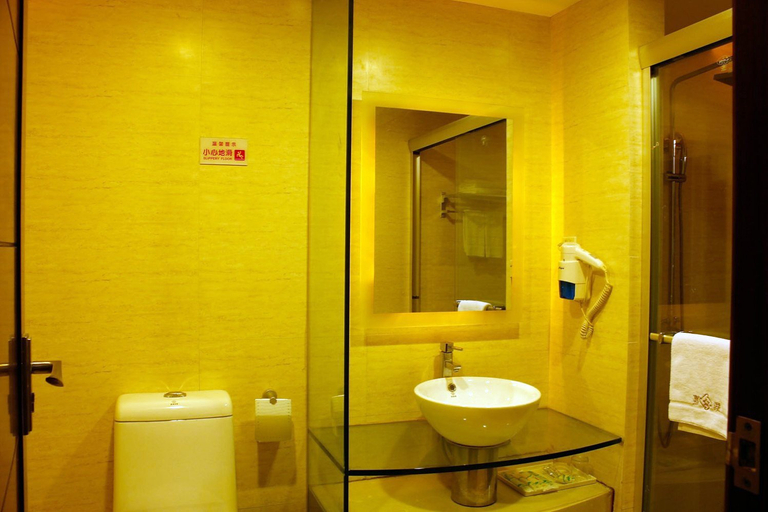 Bathroom 2, Jia Hu Hotel, Zhaoqing