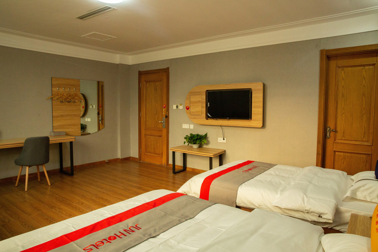 Bedroom, Junyi chain hotel (Qingdao Dongjiakou gangpoli bus station store), Qingdao
