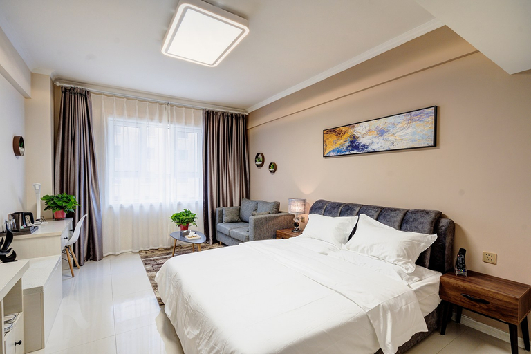 Bedroom 2, Taiyuan Youhua Apartment Hotel, Taiyuan