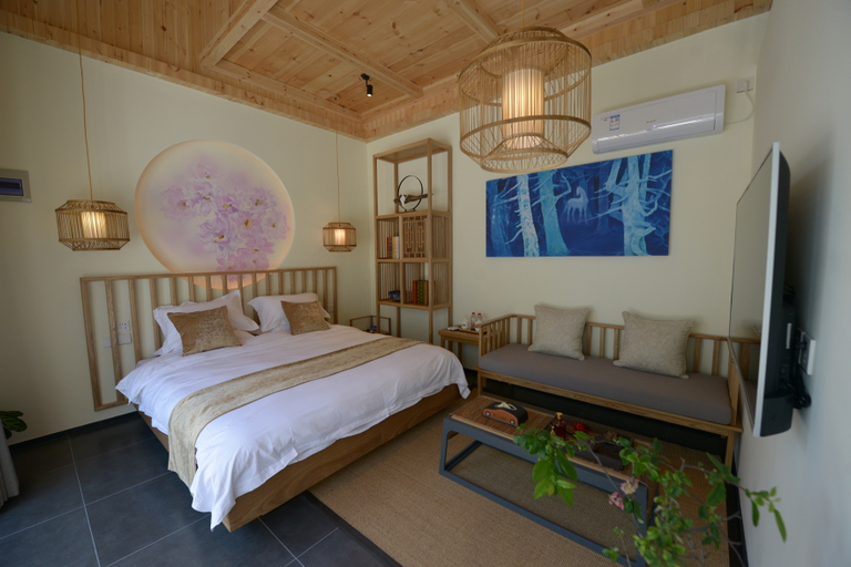 Bedroom, Furun Ziyou Zizai Automobile Culture Theme Hostel, Beijing