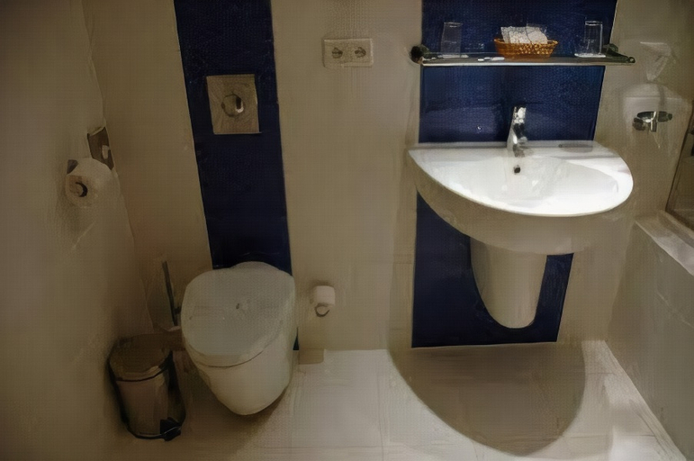 Bathroom 3, Olympik Artemis Hotel, Praha 7