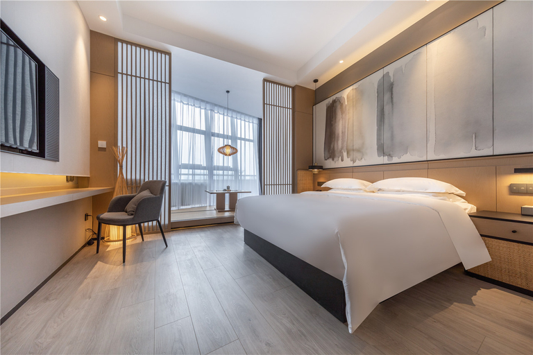 Bedroom 2, ジンイー ヨウシュエンホテル（）, Baotou
