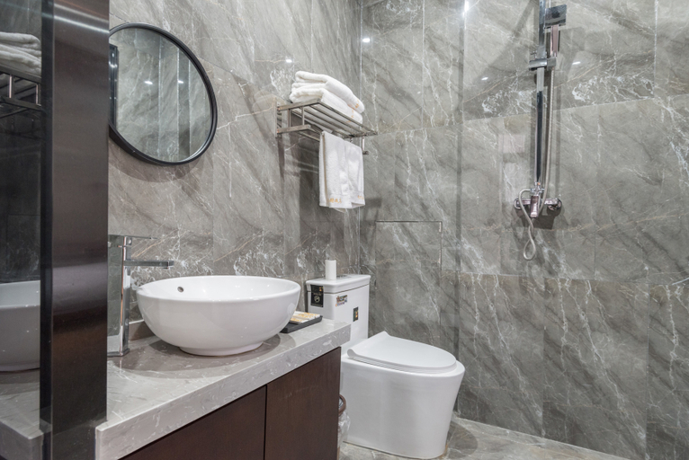 Bathroom, Hanlin Hotel, Harbin