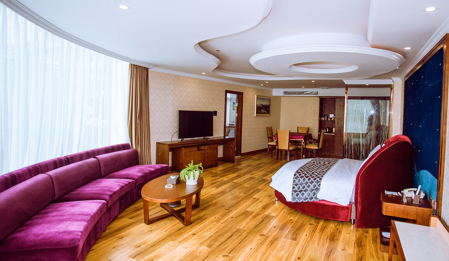 Bedroom 2, Xiangjiang International Hotel, Liangshan Yi