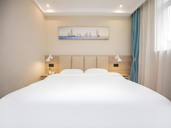 Bedroom 2, Green Tree Inn Nanjing Xinjiekou Wangfu Avenue, Nanjing