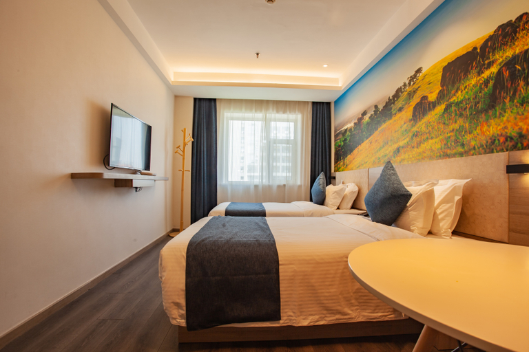Bedroom, Hanting Premium Hotel Taiyuan Shimao, Taiyuan