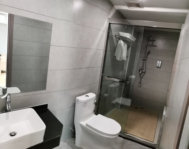 Bathroom 3, Fengshan Puerman Boutique Hotel, Hechi