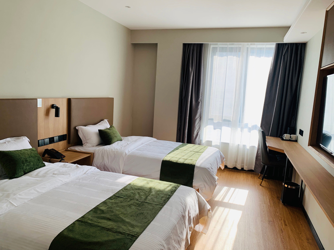 Bedroom, GreenTree Inn (Jinan Century Avenue Licheng Second Middle School), Jinan