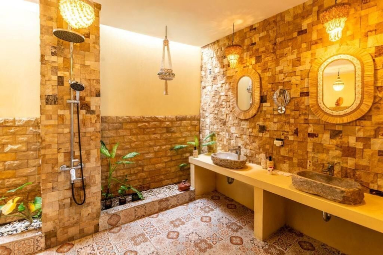 Bathroom 5, Living Asia Sunset Resort, Lombok