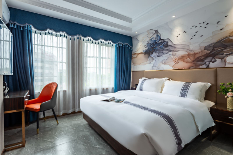 Bedroom, Mulin Light Luxury Hotel changsha, Changsha