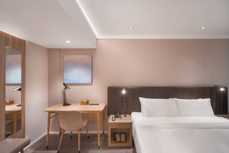 Bedroom 3, Hanting Premium Hotel Nanjing Pukou Pudong Road, Nanjing