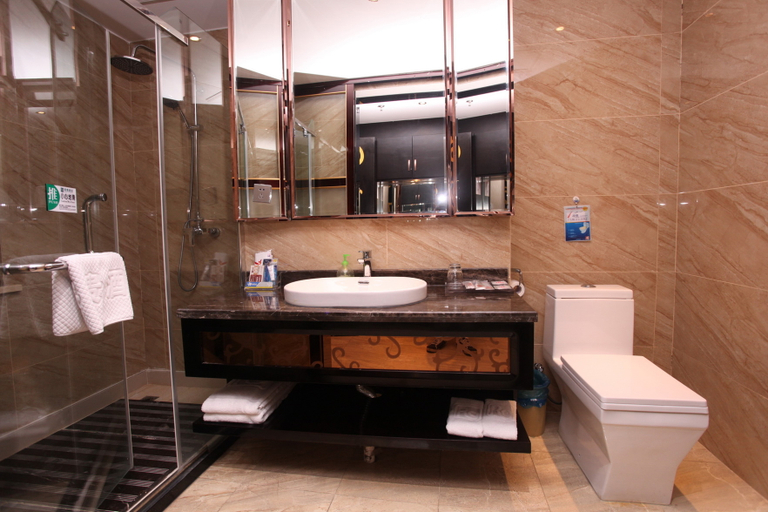 Bathroom, Ronggui Hotel (Pengzhou Wangshuli), Chengdu