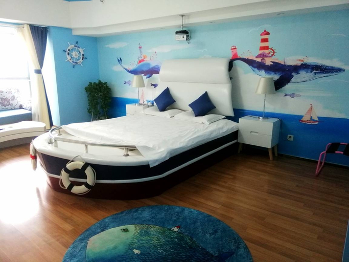 Bedroom 2, Yinchuan Jinfeng Wanda Mango Smart Theme Hotel, Yinchuan