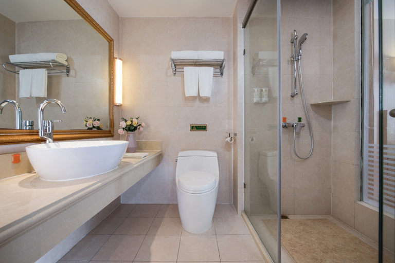 Bathroom 3, Vienna 3 Best Hotel(Luoyang high tech Zone store), Luoyang