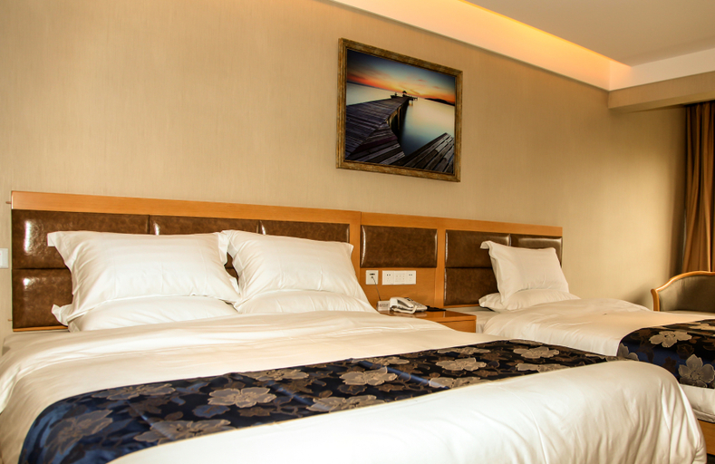 Bedroom 2, Yishuwan Hotel (Hi-tech Zone Shimao 52+ Shopping Center), Qingdao
