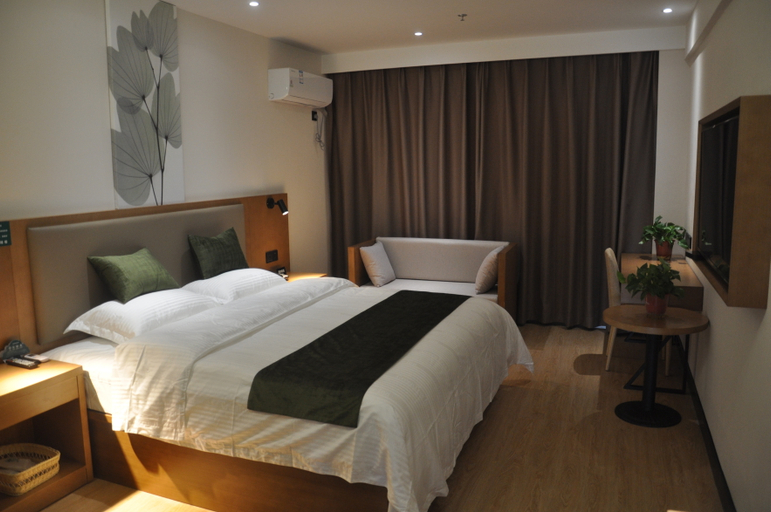 Bedroom 2, Green Haotai Zhixuan Hotel (Shangqiu City Zhecheng County Shanghai Road store), Shangqiu