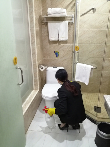 Bathroom, Gui he hui Hotel, Guigang