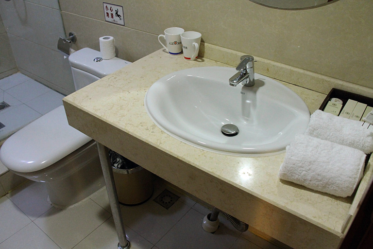 Bathroom 2, Meisu • Flower Hot Spring Hotel (Wuhu Pedestrian Street Binjiang Branch), Wuhu