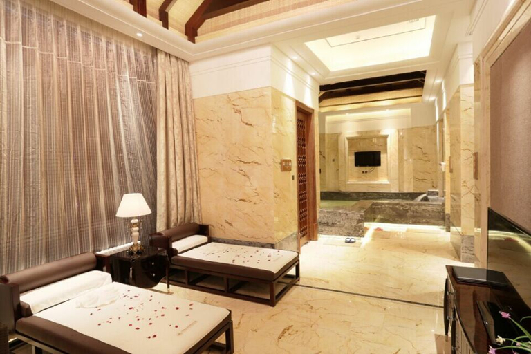 Bedroom, Wanda Ruijing Hannashan Hot Spring Hotel, Baishan