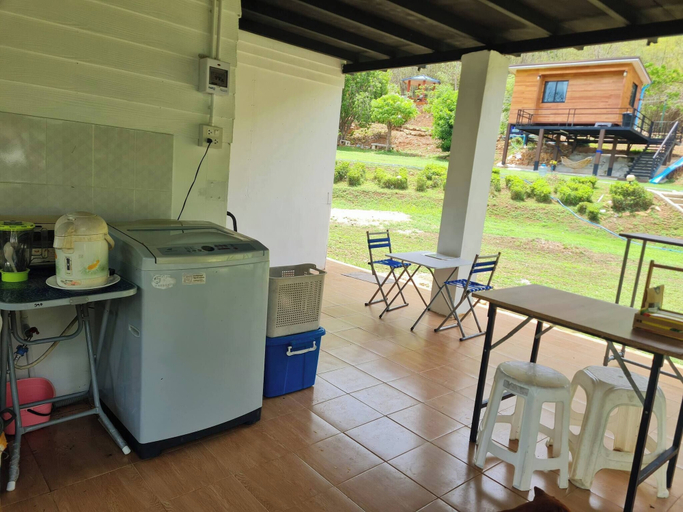 Outdoor dining 4, Mountain Front Family Home Big Balcony For 4 Rare Birds, Bikes, Kaeng Krachan