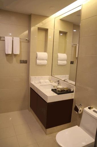 Bathroom, Yuhuan Ando Hotel(Wuyue Plaza Branch), Taizhou