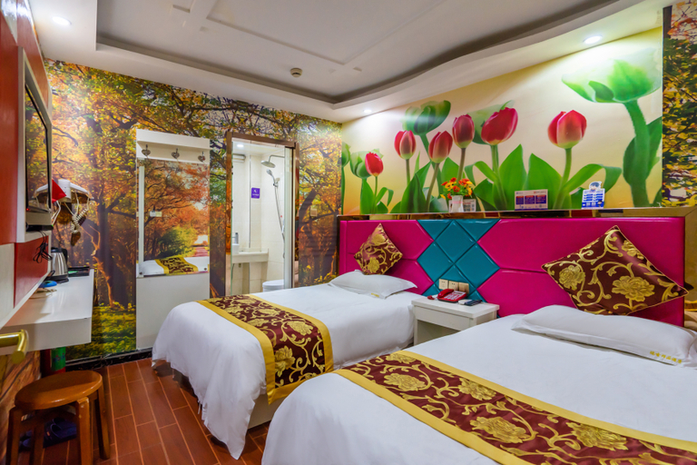 Bedroom 2, Ruiji Hotel (East Railway Station East Square), Hangzhou