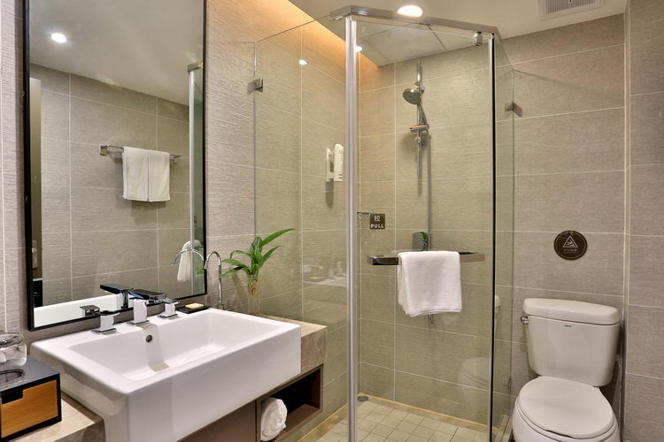 Bathroom, Homeinn Plus Hotel (Shenyang Qingnian Avenue Subway Station), Shenyang