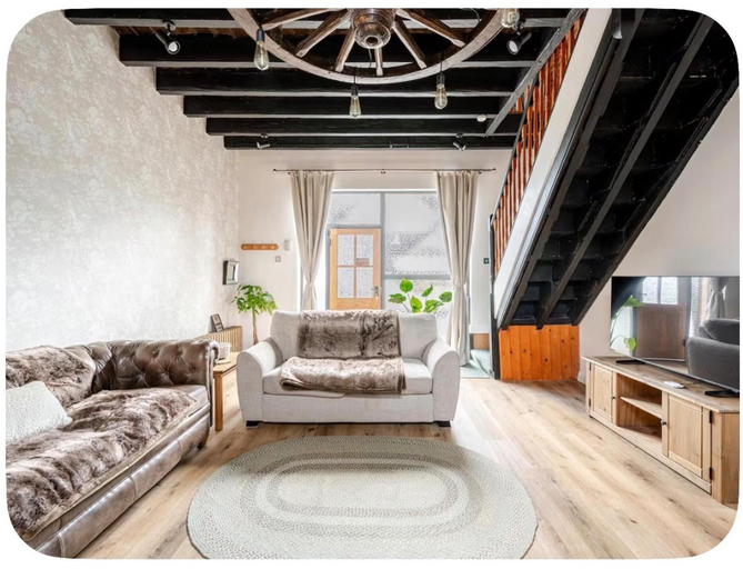 Living area 4, The Hurst Stable, Sleeps 4 With Hot Tub & Parking, Staffordshire